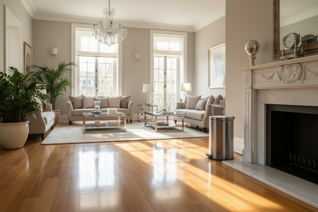Floor Mopping & Trash Removal